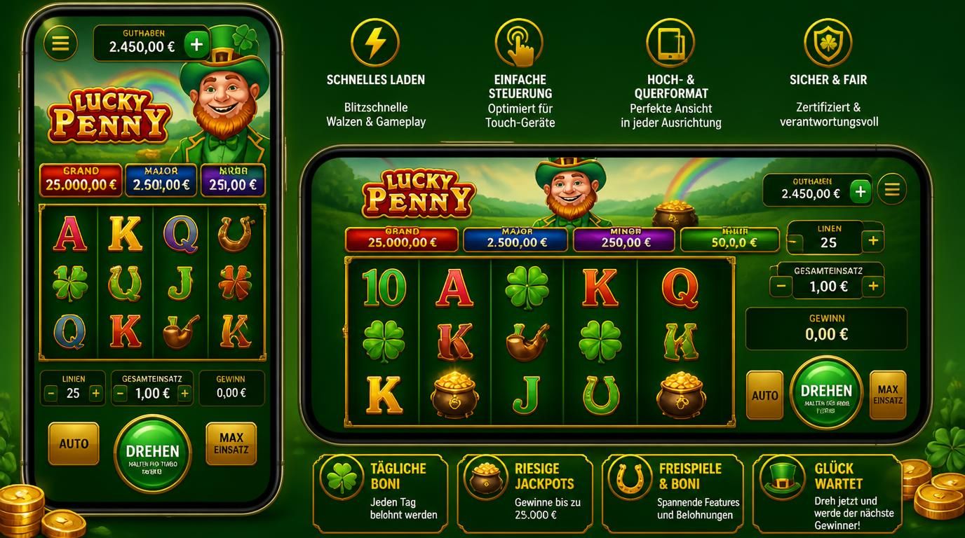 mobiles Casino auf Smartphone mit klaren Symbolen und Touch-Steuerung