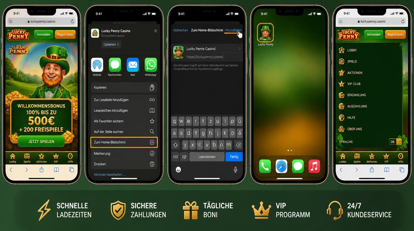 iPhone mit Safari und Home-Bildschirm-Verknüpfung